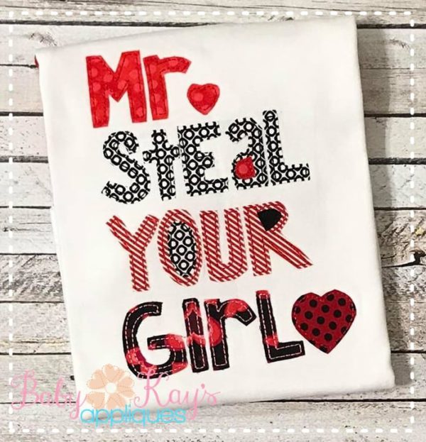 Mr Steal Your Girl Heart Patchwork {Four Sizes}