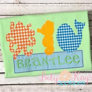 Sea Trio Patchwork {Four Sizes}