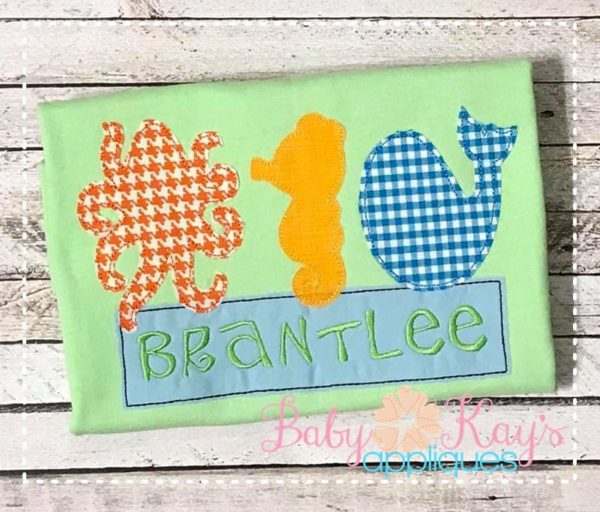 Sea Trio Patchwork {Four Sizes}