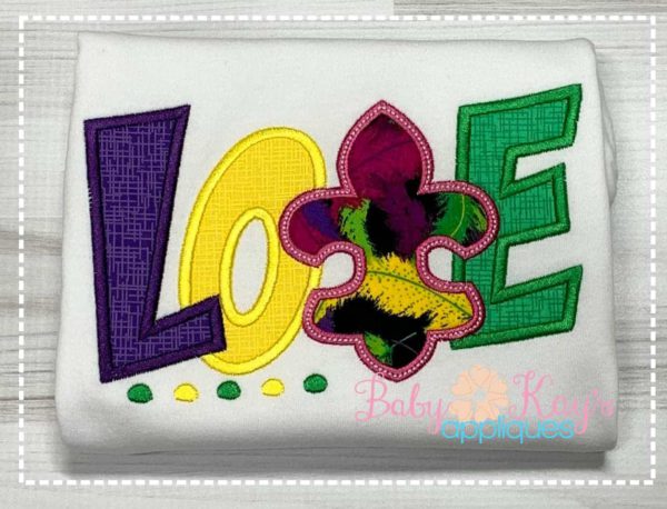 LOVE Fleur-de-lis {Four Sizes}