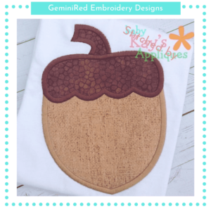 Acorn Appliqué {Four Sizes}