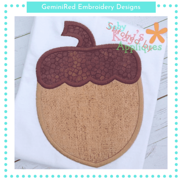 Acorn Appliqué {Four Sizes}