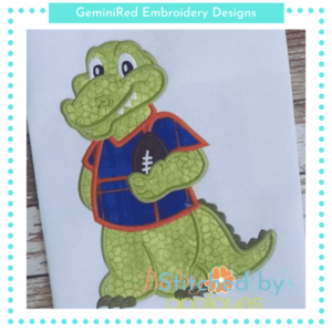 Alligator Mascot Football Player {Five Sizes}