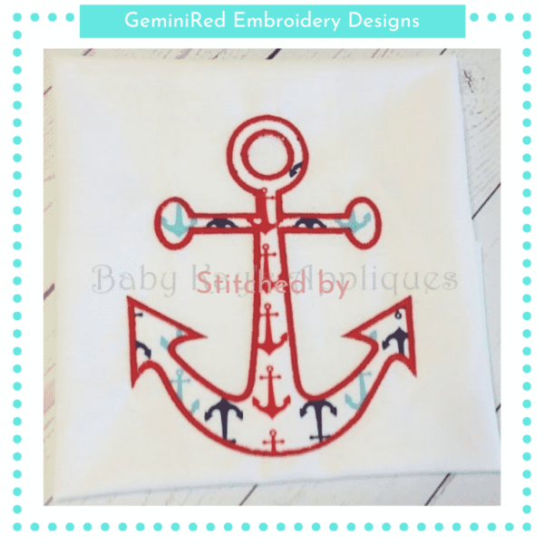 Anchor Appliqué {Four Sizes}
