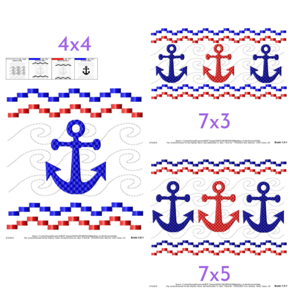 Anchor Faux Smock {Three Sizes} - Image 2