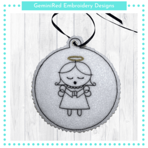 Angel Ornament {4x4}