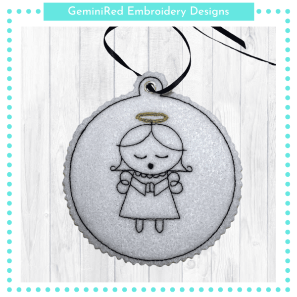 Angel Ornament {4x4}