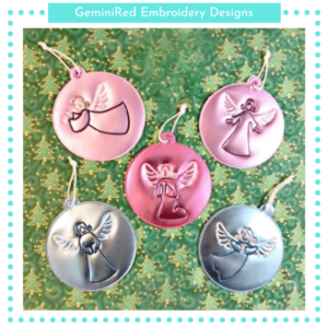 Angel Ornament Set {4x4}