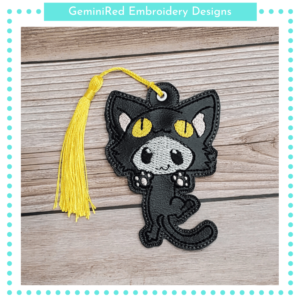 Anime Cat Bookmark {4x4}