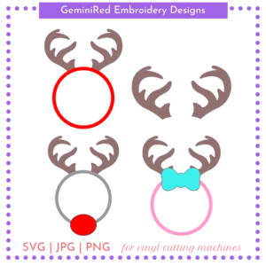 CUT FILE - Antlers Set