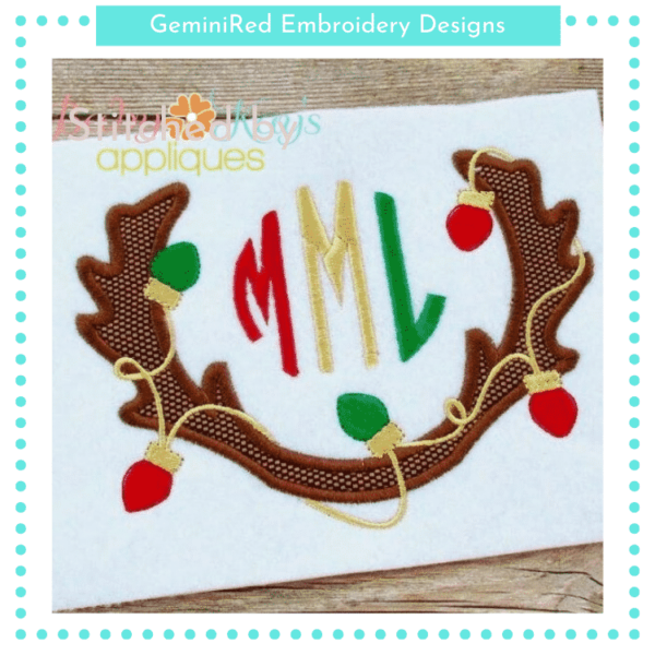 Antlers with Lights {Four Sizes}