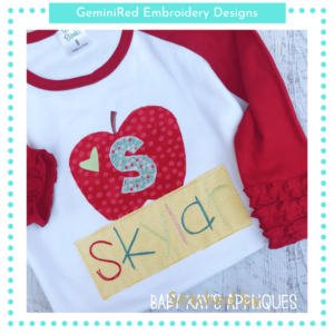 Apple Frame Alpha {Four Sizes}