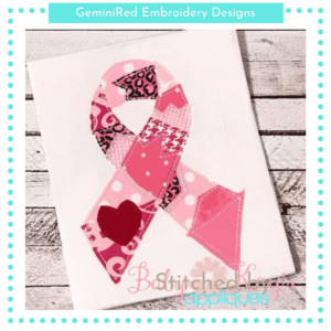 Awareness Patchwork Ribbon {Four Sizes}