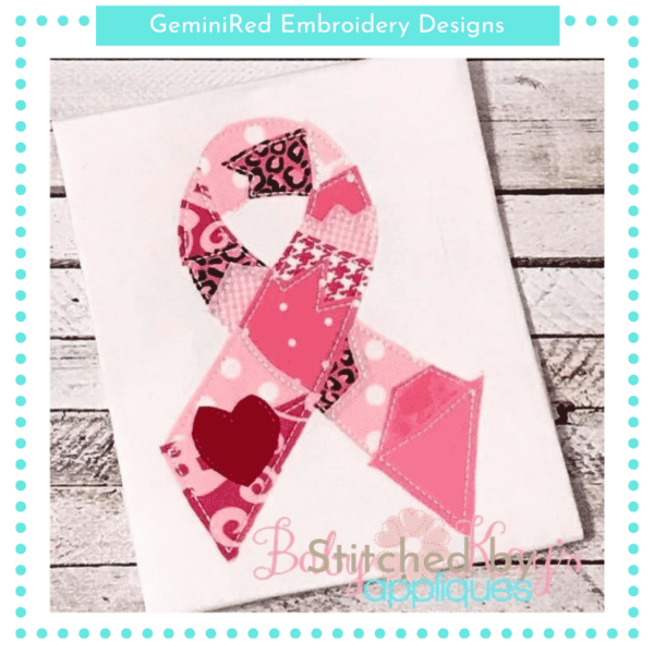 Awareness Patchwork Ribbon {Four Sizes}