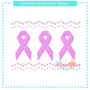 Awareness Ribbon Faux Smock {Three Sizes}