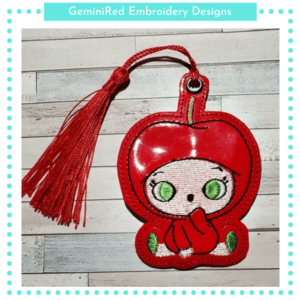 Baby Apple Bookmark {4x4}
