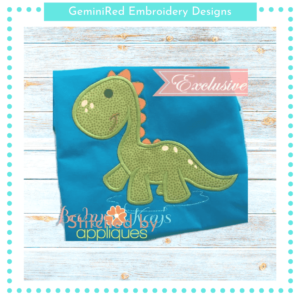 Baby Brontosaurus {Four Sizes}
