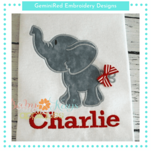 Baby Elephant {Four Sizes}