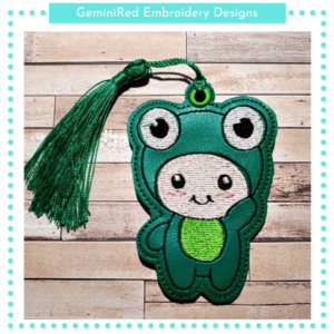 Baby Frog Bookmark {4x4}