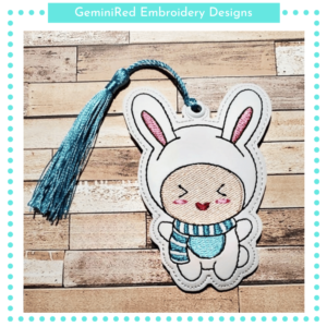Baby Rabbit Bookmark {4x4}