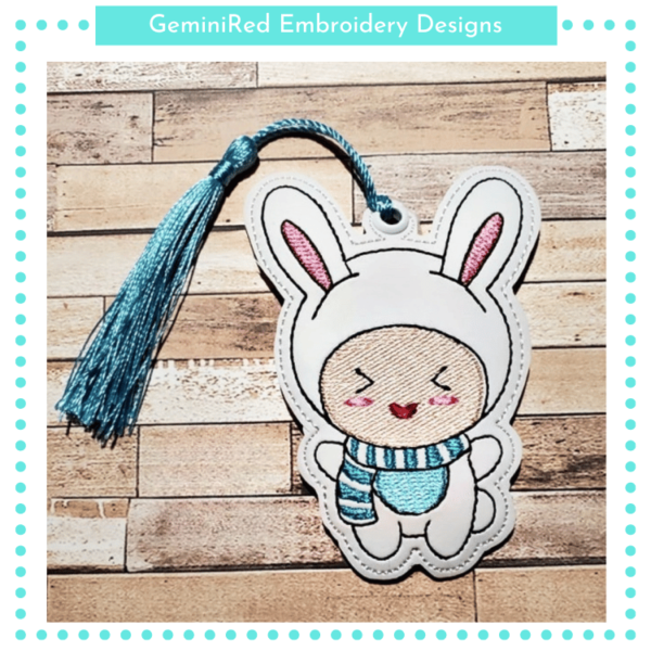 Baby Rabbit Bookmark {4x4}