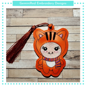 Baby Tiger Bookmark {4x4}
