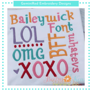 Baileywick Font {Five Sizes}