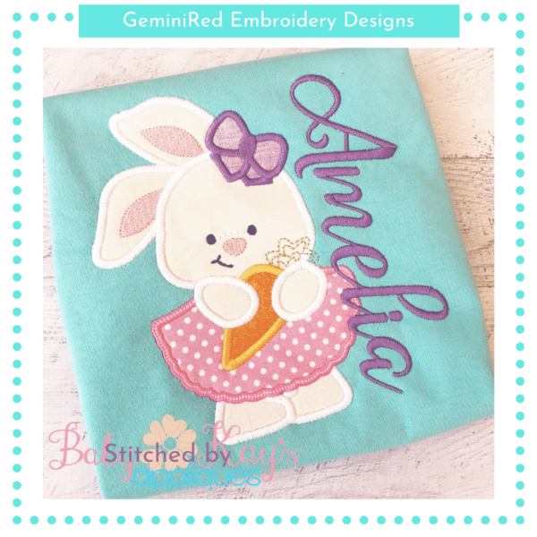 Ballet Bunny with Carrot {Four Sizes}
