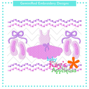 Ballet Faux Smock {Three Sizes}