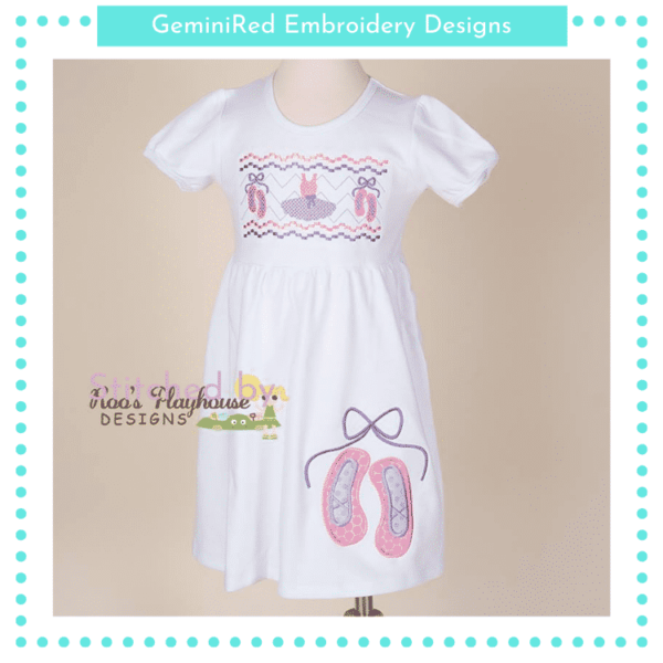 Ballet Faux Smock {Three Sizes} - Image 2