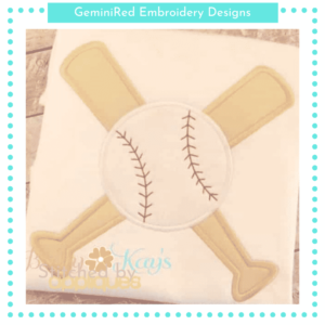 Baseball and Bats {Four Sizes}