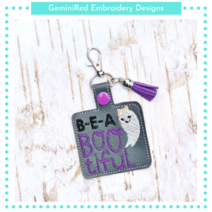 Beabootiful Key Fob {Eyelet & Snap}