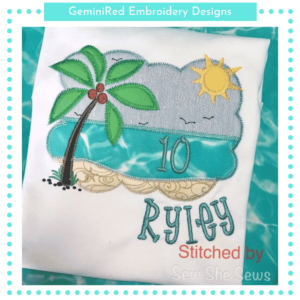Beach Scene Frame {Four Sizes}