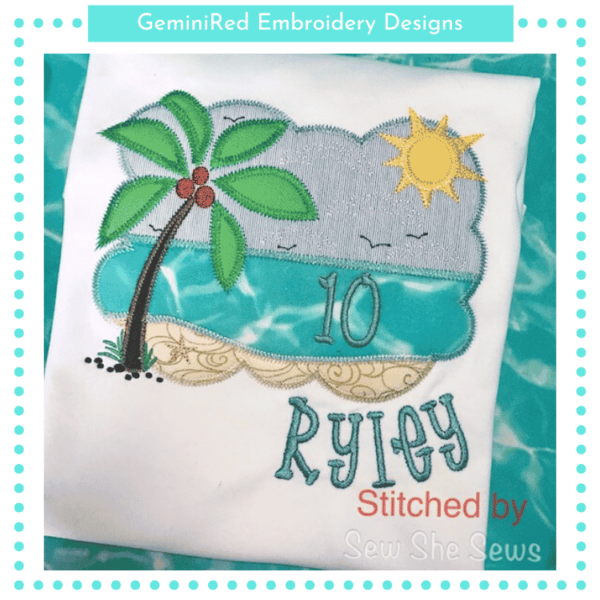 Beach Scene Frame {Four Sizes}