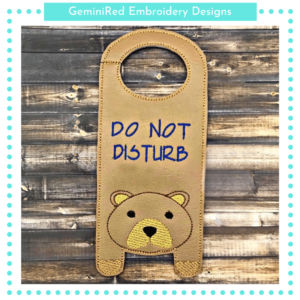 Bear Door Hanger {Two Sizes}