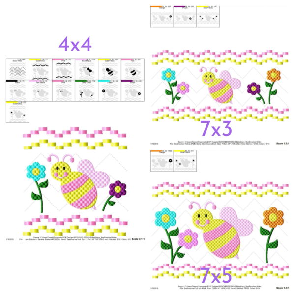 Bee Faux Smock {Three Sizes} - Image 2
