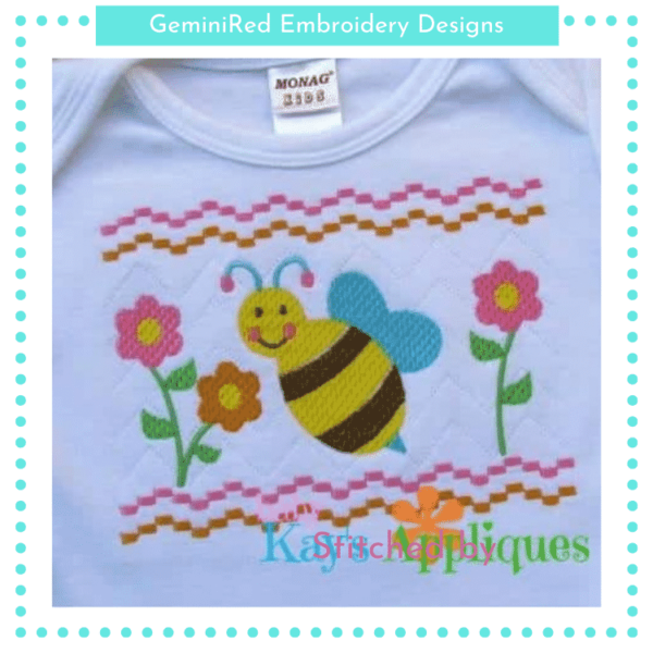 Bee Faux Smock {Three Sizes}