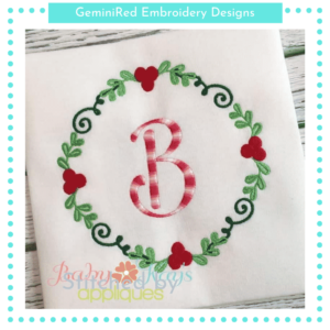 Berry Leaf Frame {Four Sizes}