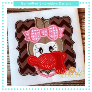 Big Bow Turkey in Frame {Four Sizes}