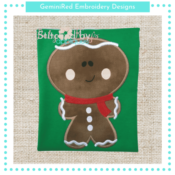 Big Head Gingerbread Boy {Four Sizes} - Image 2