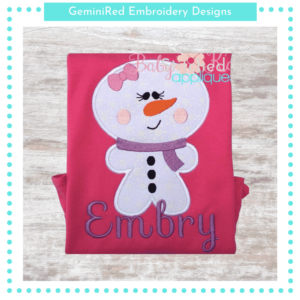 Big Head Snow Girl {Four Sizes}
