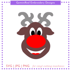 CUT FILE - Big Nose Reindeer Boy