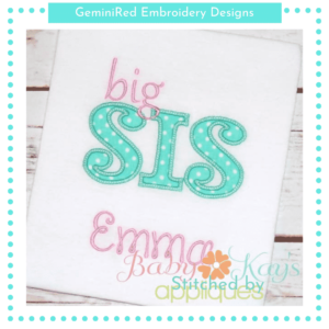 Big Sis {Four Sizes}