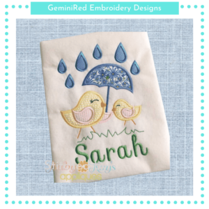 Birds in the Rain {Four Sizes}