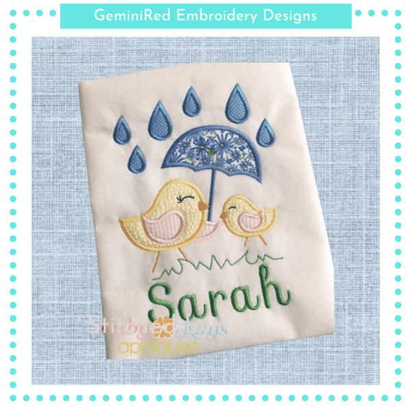 Birds in the Rain {Four Sizes}