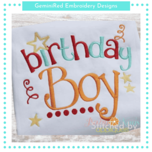 Birthday Boy {Four Sizes}