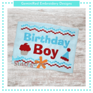 Birthday Boy Faux Smock {Three Sizes}
