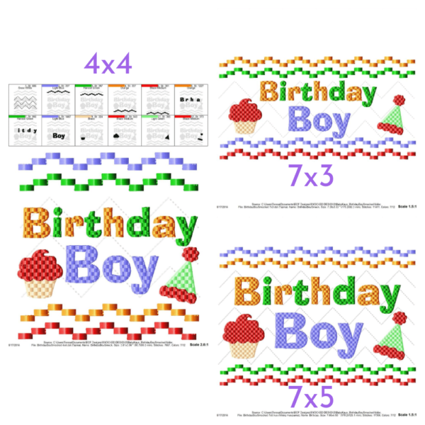Birthday Boy Faux Smock {Three Sizes} - Image 2
