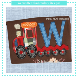 Blank Train Pulling Trailer {Four Sizes}