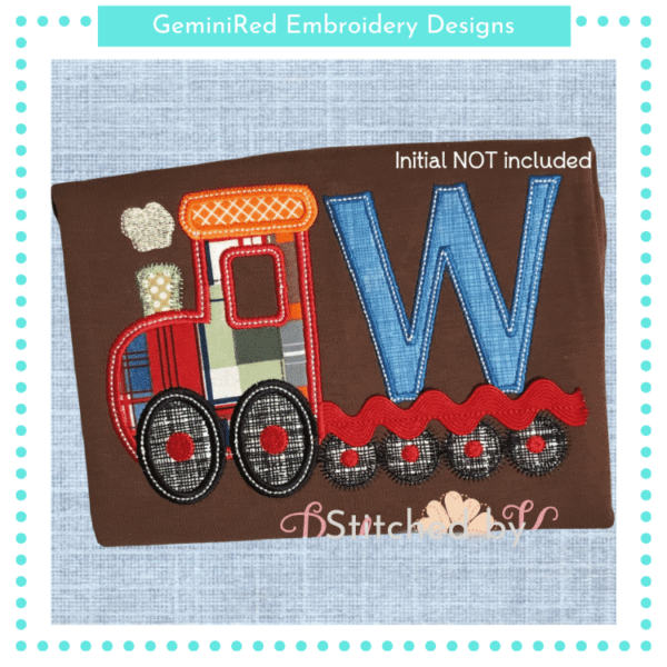 Blank Train Pulling Trailer {Four Sizes}